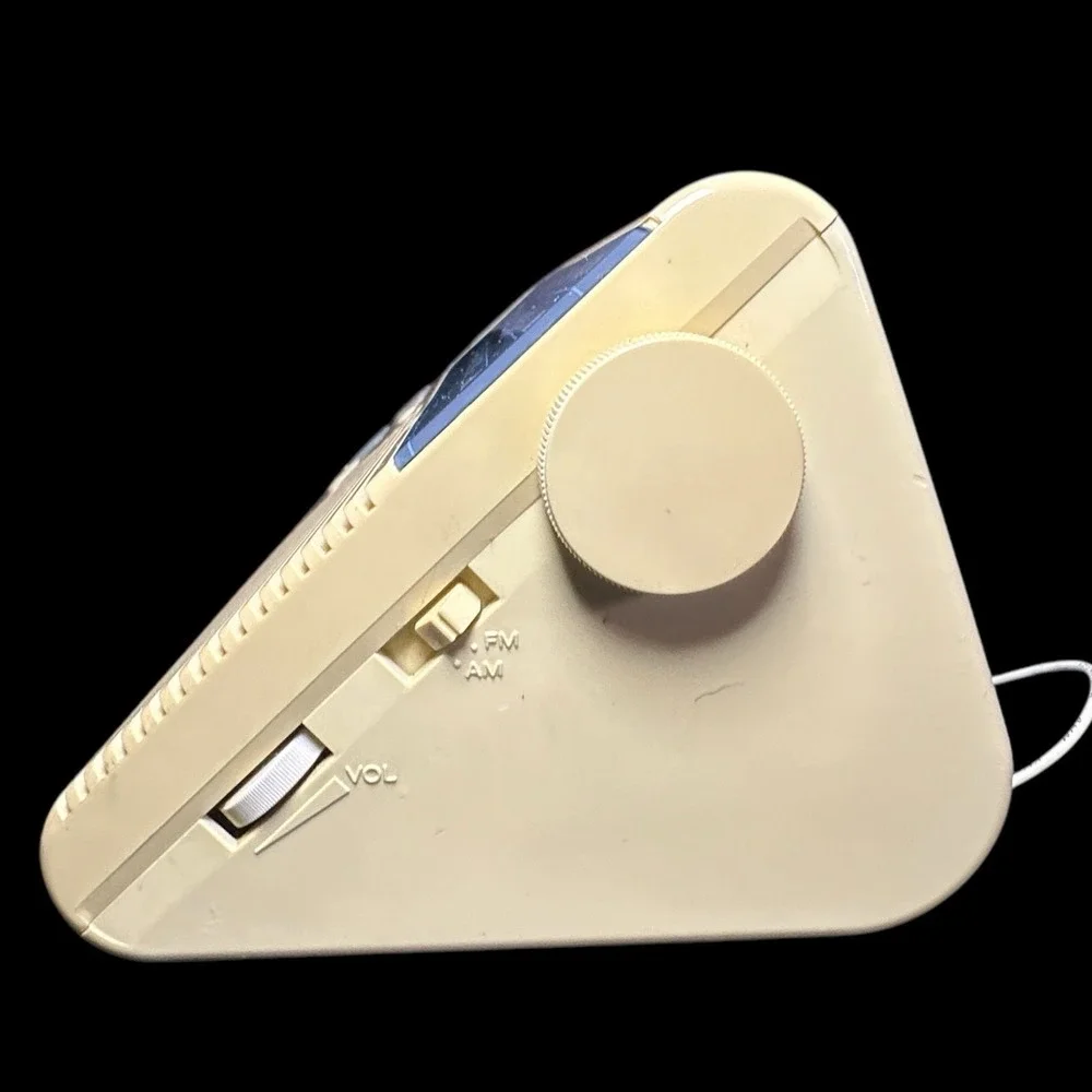 Sony Dream Machine Dual Alarm Digital Clock Radio‎ ICF-C221W Vtg Beige Tested